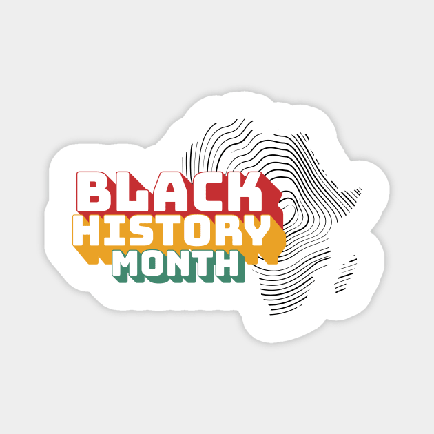 A Black History Month Tribute Magnet by La Moda Tee