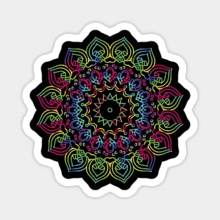 Mandala Rainbow 02605 Magnet