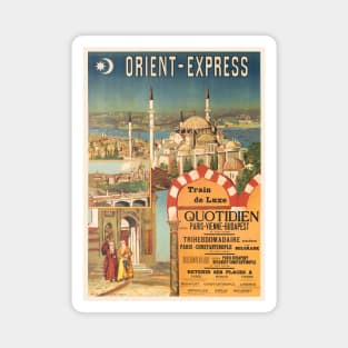 Orient Express France Vintage Poster 1910s Magnet