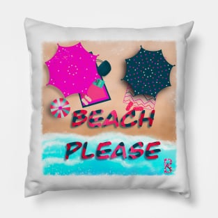 Beach Please Pillow