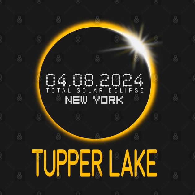 TUPPER LAKE New York Total Solar Eclipse April 8 2024 by TeeaxArt