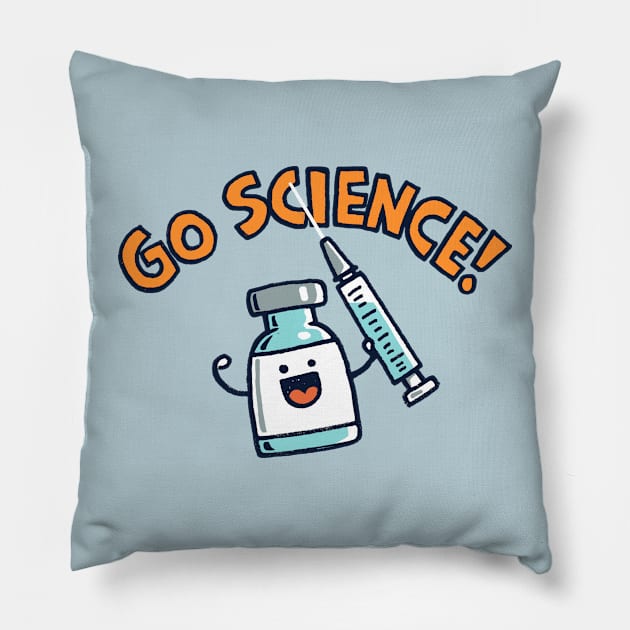 Go Science! Pillow by Walmazan