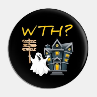 Where's The Haunt? Pin