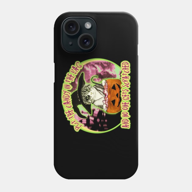 put the candy in the bag - WPH MEDIA Phone Case by WPHmedia