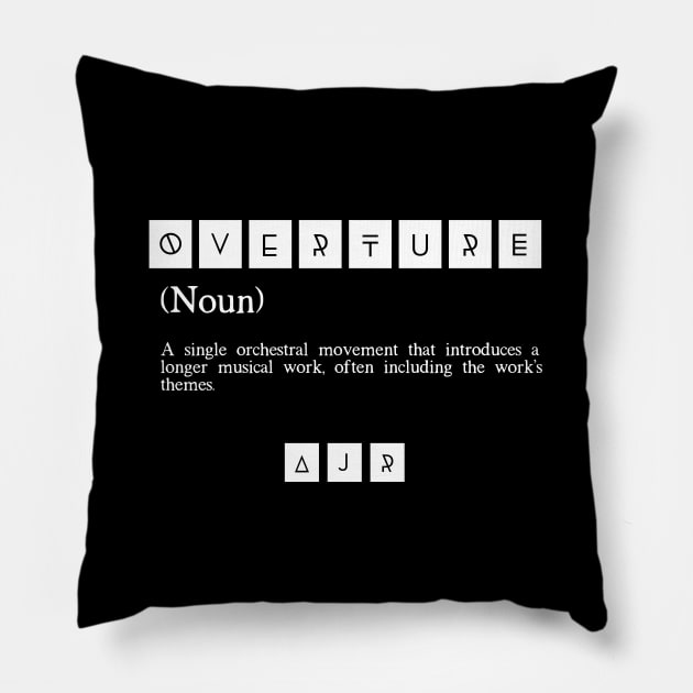 Overture Definition Pillow by usernate