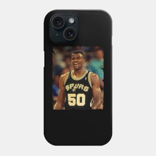 David Robinson - Vintage Design Of Basketball Phone Case