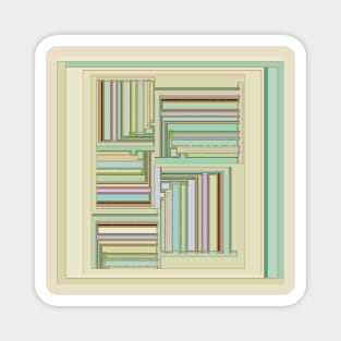 Toasted Temerity geometric graphic design Magnet