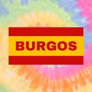 Burgos City in Spanish Flag Colors T-Shirt