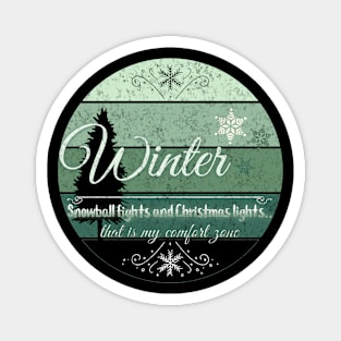 Winter Sunset Design Mint Edition Magnet