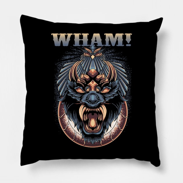 WHAM VTG Pillow by Roxy Khriegar Store