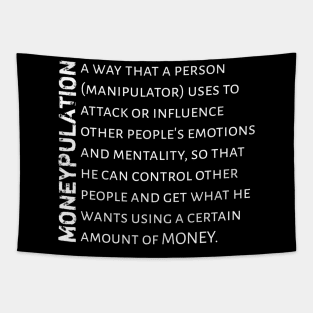 MONEYPULATION Play On Worda Tapestry