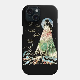 Bird Land Japanese Woodblock Print Phone Case