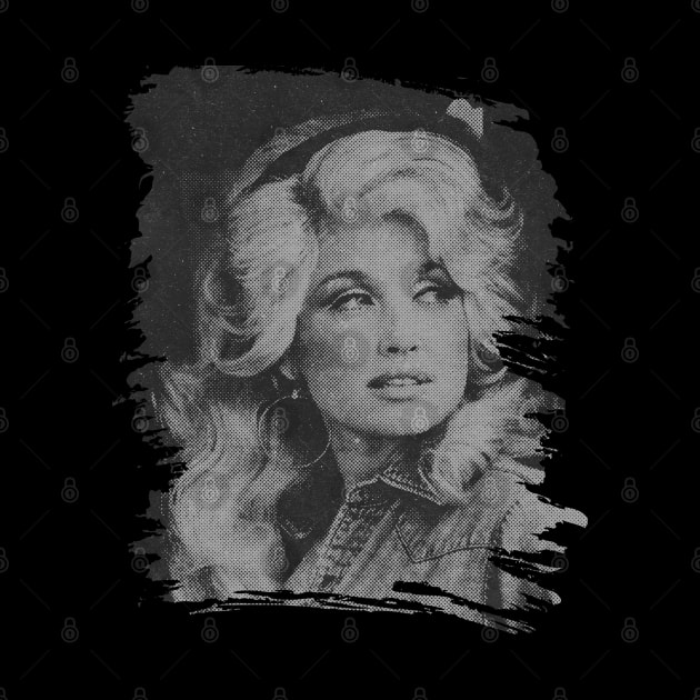 Dolly parton // Retro poster by Degiab