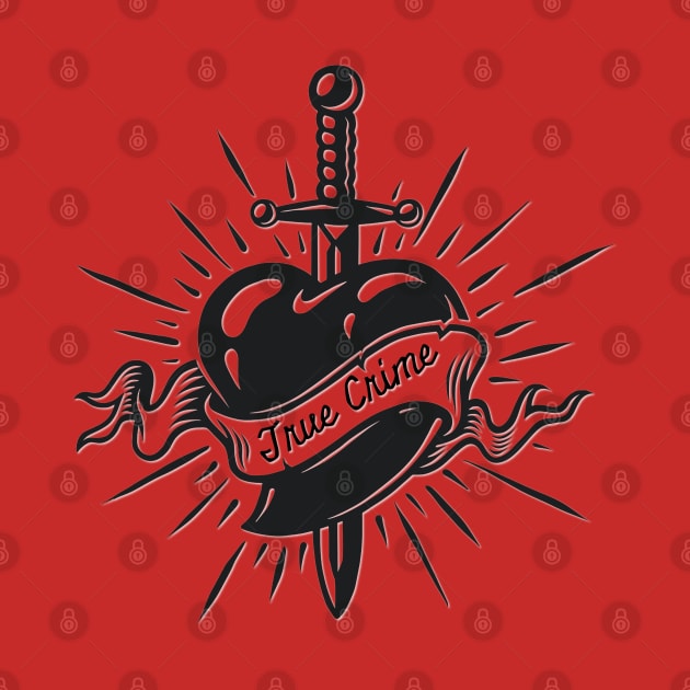 True Crime Tattoo Heart Dagger by yaywow