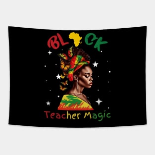 Black Teacher Magic Black History Month Tapestry