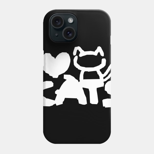 I love CATS Phone Case by MRSY