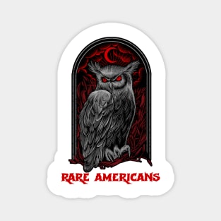 The Moon Owl Rare Americans Magnet