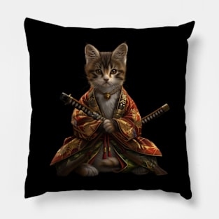 Cat Ninja Skills Pillow