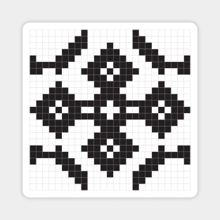 embroidery vector pattern Magnet