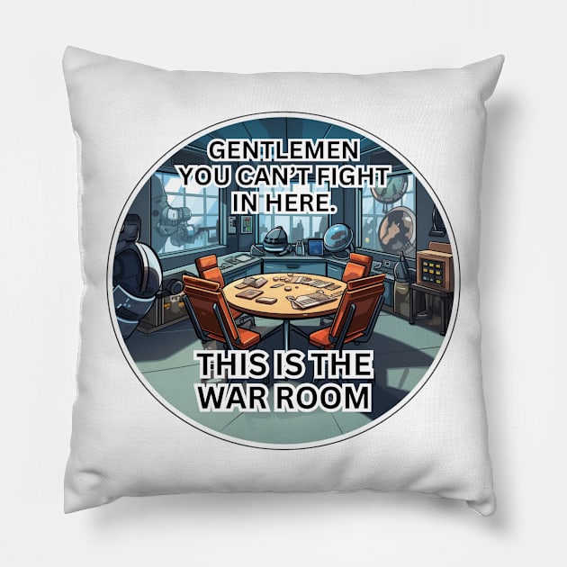 This is the war room Pillow by Riverside-Moon