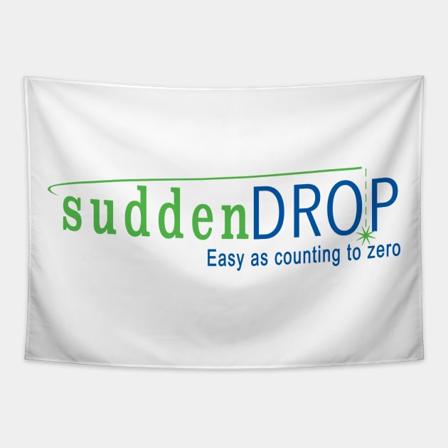 SuddenDrop "easy as counting to zero" Tapestry by DrewskiDesignz