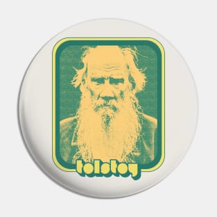 Leo Tolstoy // Retro Aesthetic Fan Art Pin