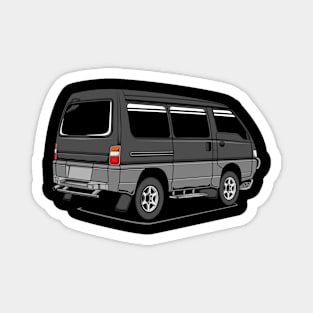 Jdm black delica rear classic Magnet