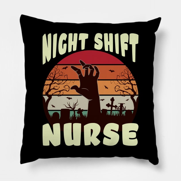 Night Shift Nurse Pillow by Archie & Ainslie