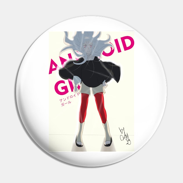 Android Girl Pin by Dream Castle by Casty Maat