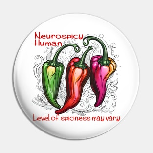 Neurospicy Human Pin