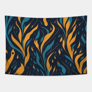 Abstract Brushstrokes Tapestry