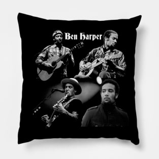 Ben's Ensemble Harmonize Your Wardrobe with Singer-Inspired Tees Pillow