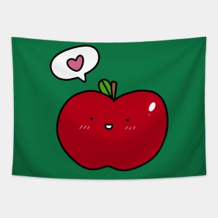 Red Apple Love Tapestry