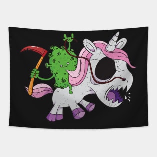 Grim with Unicorn Tapestry