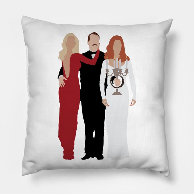 Death Becomes Her Pillow by FutureSpaceDesigns