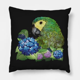 Red-bellied Macaw Pillow