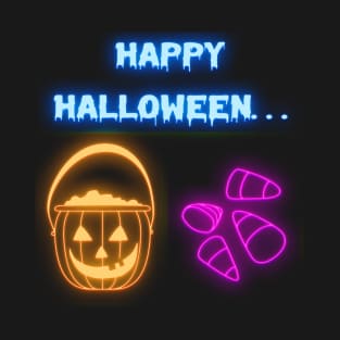 Happy Halloween neon T-Shirt