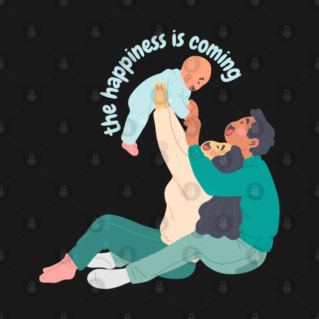 t shirt the happiness is coming the baby is coming by ✪Your New Fashion✪