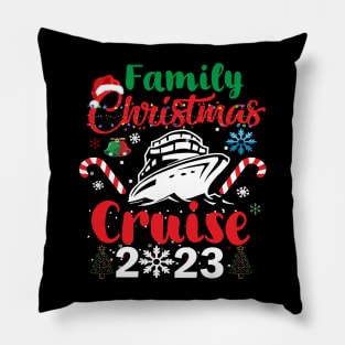 Family Christmas Cruise 2024 Pillow