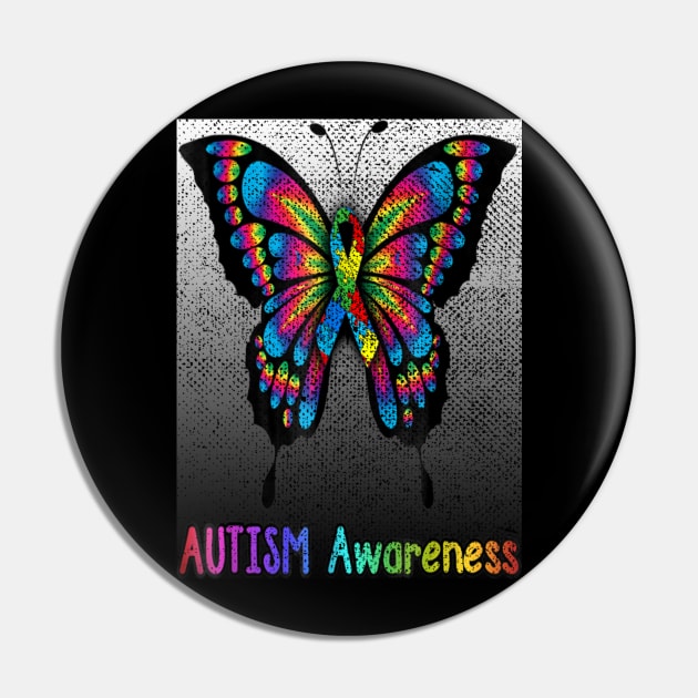 Autism Awareness T-ShirtColorful Butterfly Autism Awareness T-Shirt_by Pin by VinitaHilliard