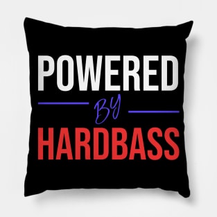 Powered by hardbass - Russian flag Pillow