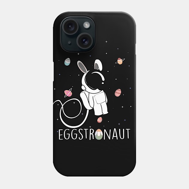 Easter Egg Hunter Astronaut Phone Case by larphyyy