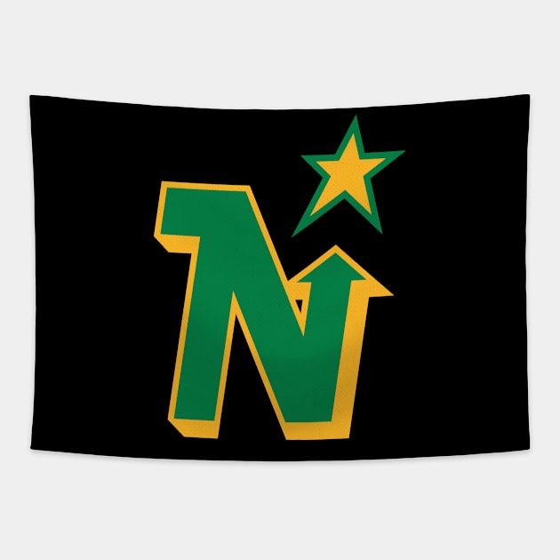 Classic Minnesota North Stars Hockey Tapestry by LocalZonly