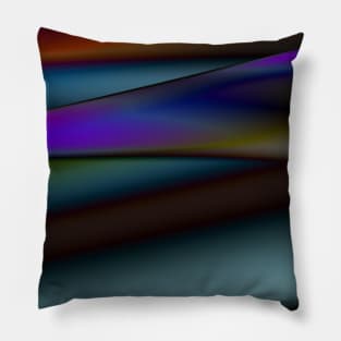 red blue green texture abstract Pillow