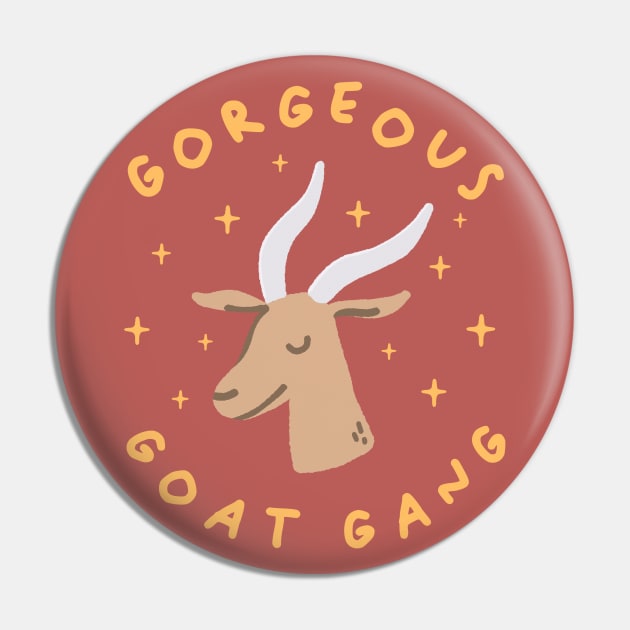 Gorgeous Goat Gang Pin by krimons