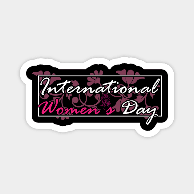 International Women's Day Magnet by Vector Design Mart