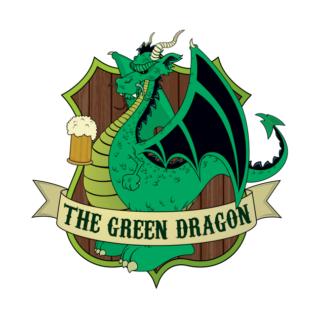 The Green Dragon Pub by mangulica