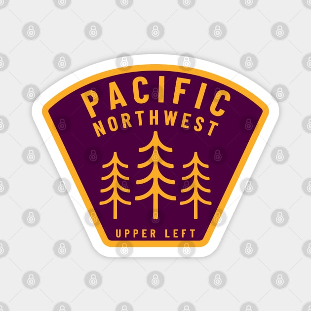 Pacific Northwest Magnet by happysquatch