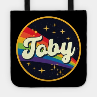 Toby // Rainbow In Space Vintage Style Tote