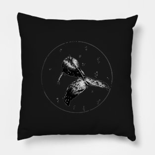 Humpback Whale Circle Pillow